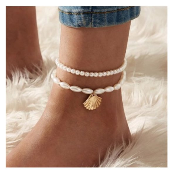 Seashell Anklet - Picture 1 of 4
